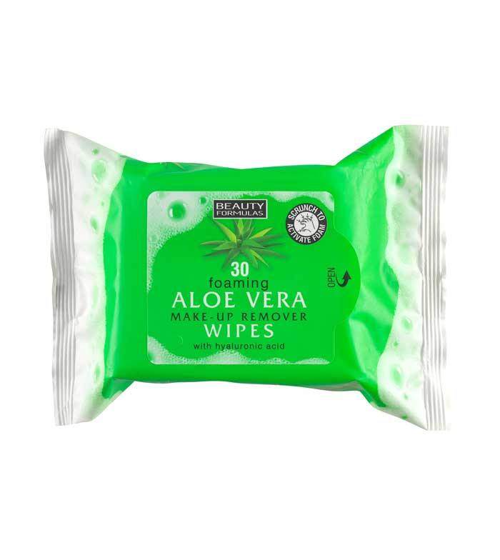 Beauty Formulas Aloe Vera Wipes M/Up