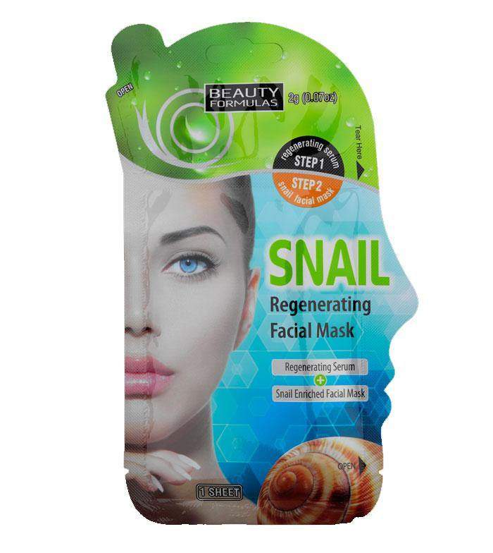 Beauty Formulas Snail Regenerating Facial Mask - FamiliaList