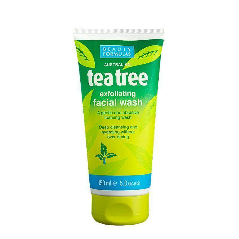 Beauty Formulas Tea Tree Exfo Facial Wash - FamiliaList