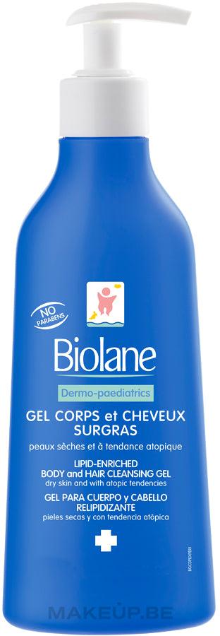 Biolane Gel corps et cheveux surgras dermo-pédiatrie 350 ml - INCI Beauty