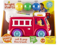 Bright Starts Hab Roll & Pop Fire Truck - FamiliaList