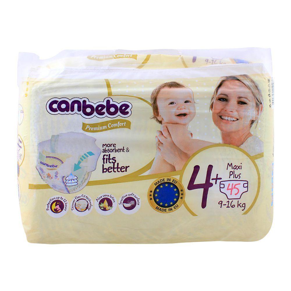 Canbebe Baby Diapers Stage 4+ (9-16 kg) 45 Diapers - FamiliaList