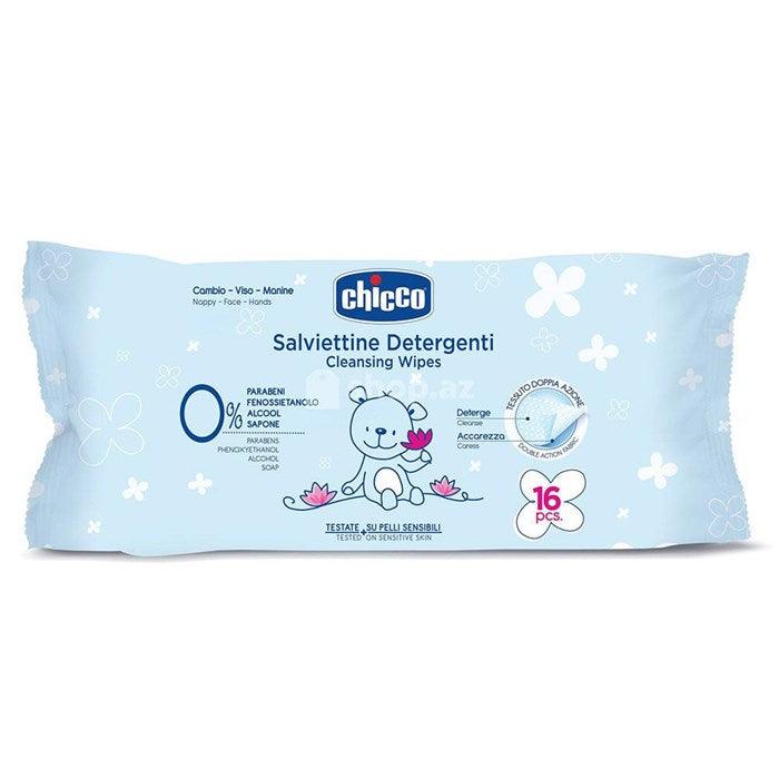 Chicco Cleansing Wipes (16 Pcs) - FamiliaList