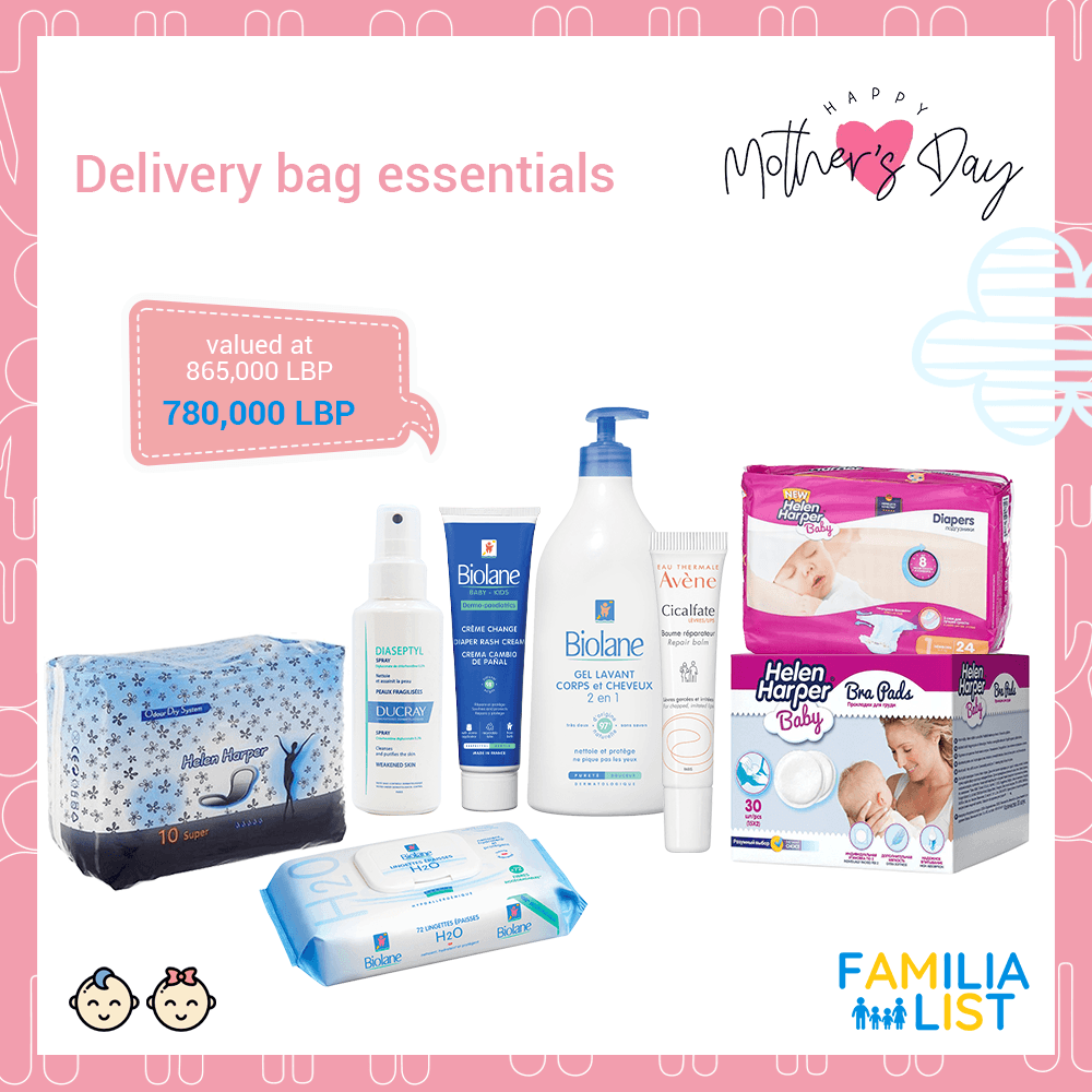 Delivery bag essentials - Mother's Day - FamiliaList