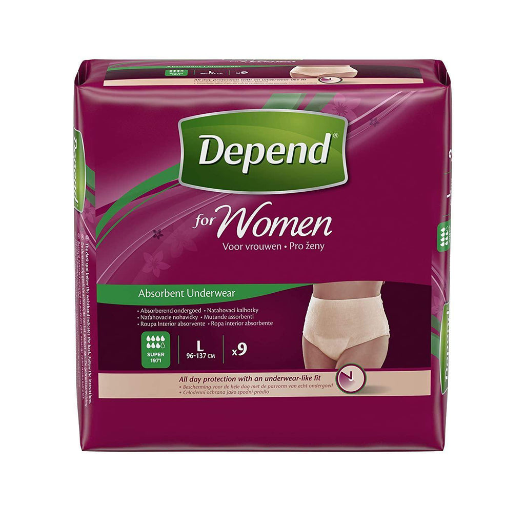 Depend Women Pants L (96-137Cm) 9Pieces
