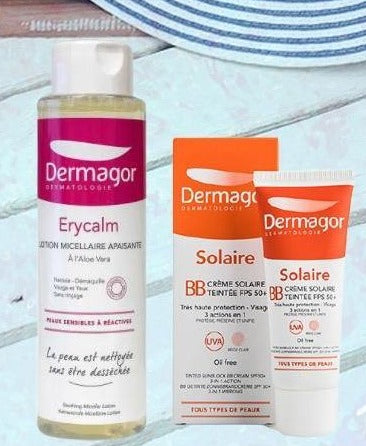 Dermagor Bundle Mat Tinted Sunscreen + Micellar Water - FamiliaList