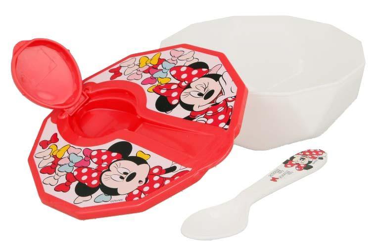 Disney Toddler Bowl With Lid & Spoon - FamiliaList