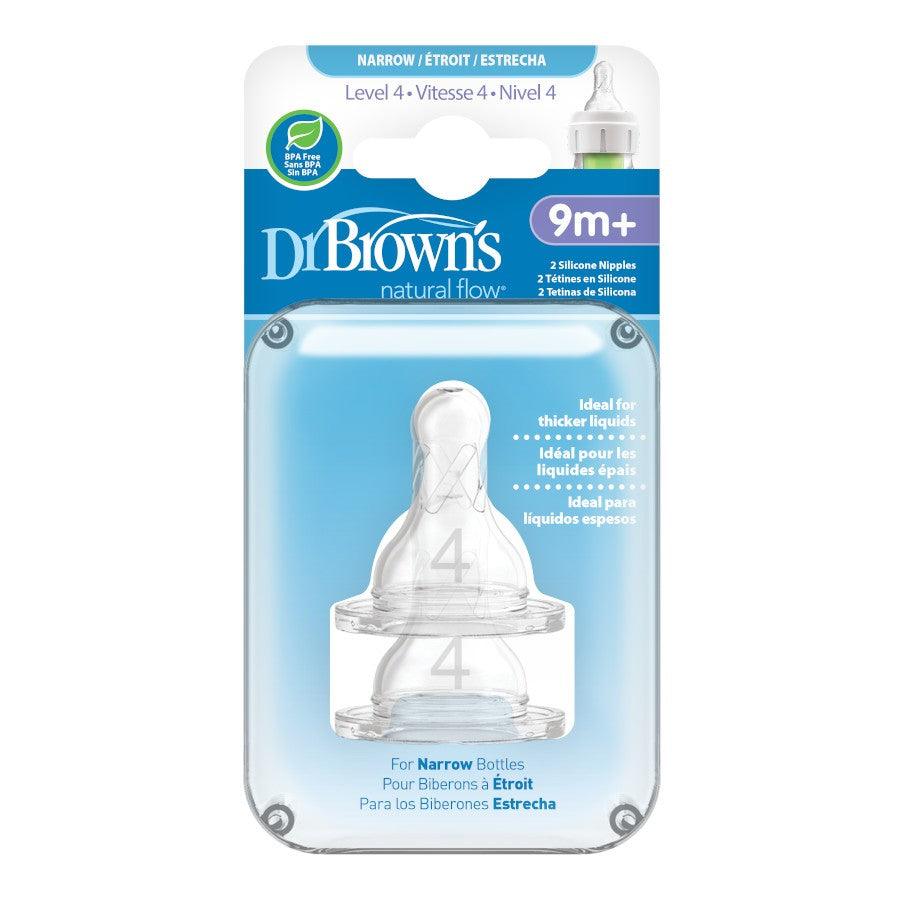 Dr Brown's Silicone Nipple Narrow - FamiliaList