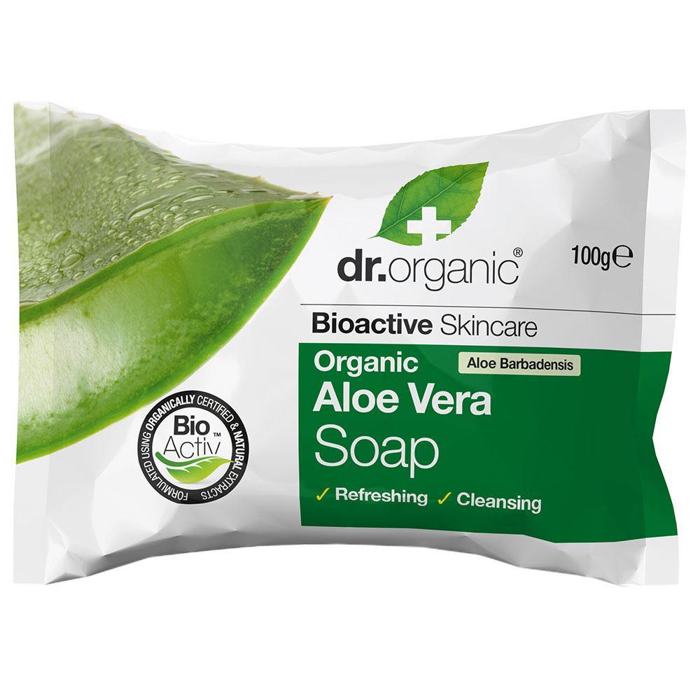 Dr Organic Aloe Vera Soap 100G - FamiliaList