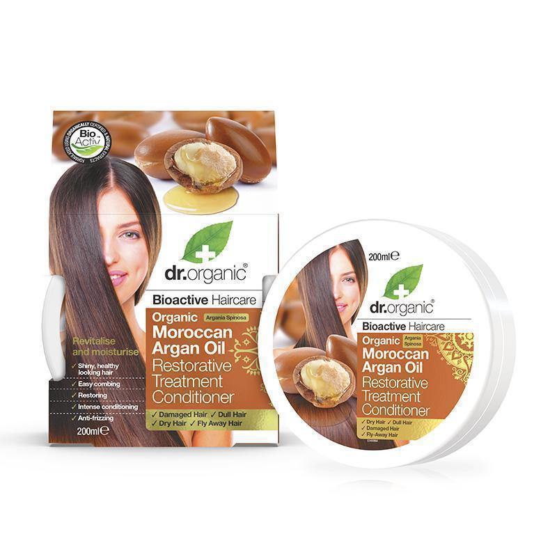 Dr Organic Argan Oil Hair Treat Conditioner 200Ml - FamiliaList