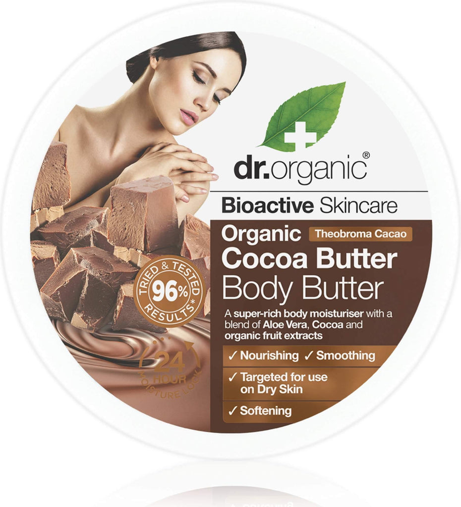 Dr Organic Cocoa Body Butter 200Ml - FamiliaList