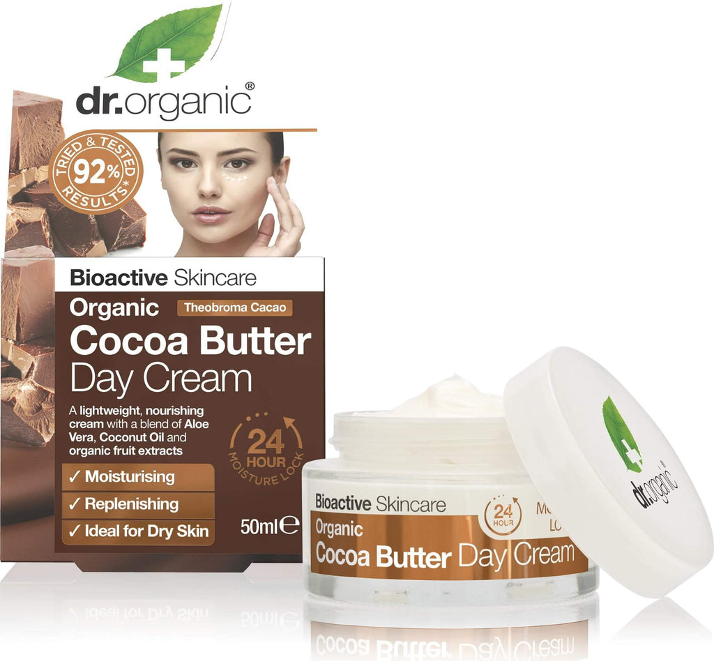 Dr Organic Cocoa Day Cream 50Ml - FamiliaList