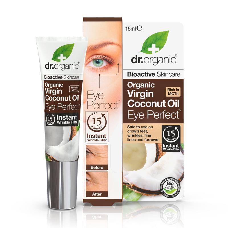 Dr Organic Coconut Oil Eye Perfect Wrinkle Filler 15Ml - FamiliaList