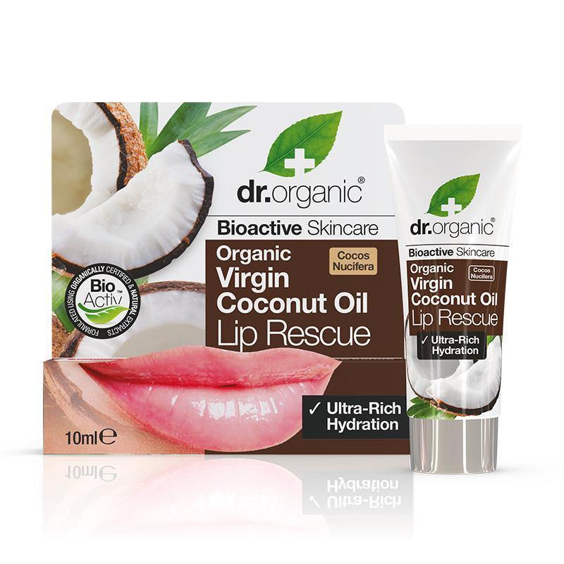 Dr Organic Coconut Oil Lip Rescue Serum 10Ml - FamiliaList