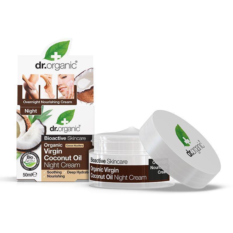 Dr Organic Coconut Oil Night Cream 50Ml - FamiliaList