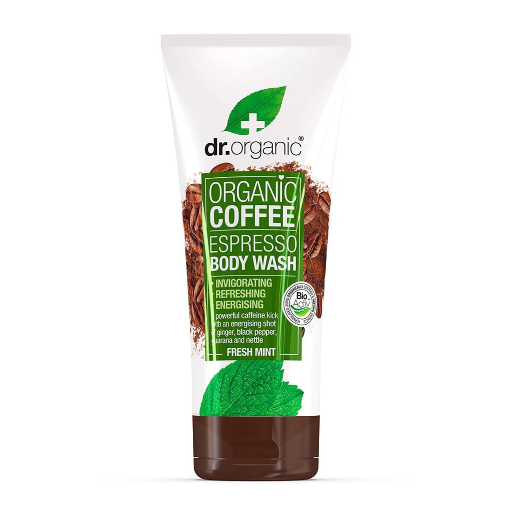 Dr Organic Coffee Mint Body Wash 200Ml - FamiliaList