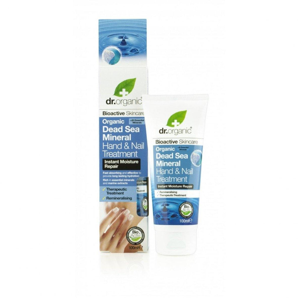Dr Organic Dead Sea Mineral Hand & Nail Repair Cream 100Ml - FamiliaList