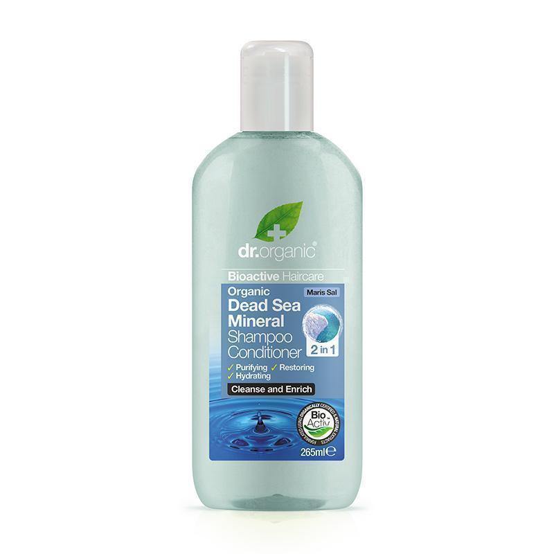 Dr Organic Dead Sea Mineral Shampoo 2 In 1 265Ml - FamiliaList