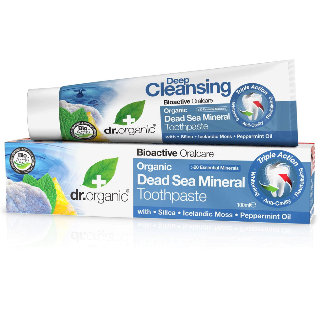 Dr Organic Dead Sea Mineral Toothpaste 100Ml - FamiliaList
