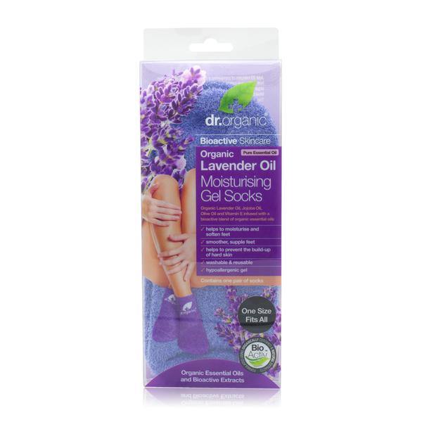 Dr Organic Lavender Gel Socks - FamiliaList