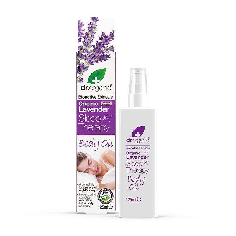 Dr Organic Lavender Sleep Therapy Body Oil 125Ml - FamiliaList
