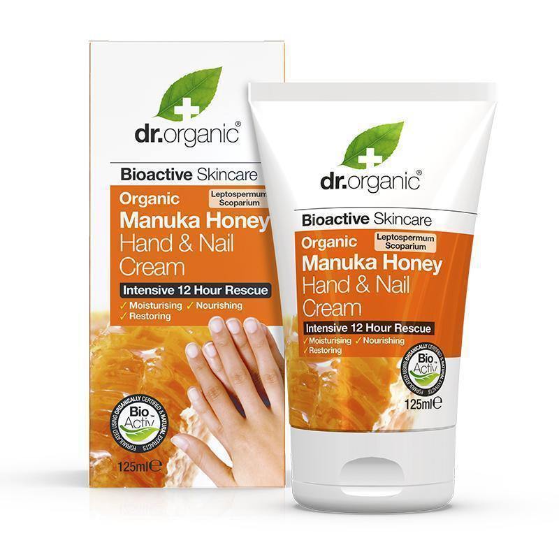 Dr Organic Manuka Honey Hand & Nail Cream 125Ml - FamiliaList