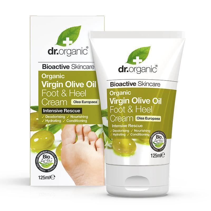 Dr Organic Olive Foot & Heel Cream 125Ml - FamiliaList