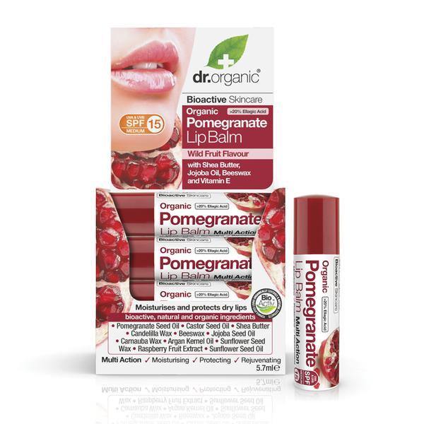 Dr Organic Pomegranate Lipbalm 5.7Ml - FamiliaList
