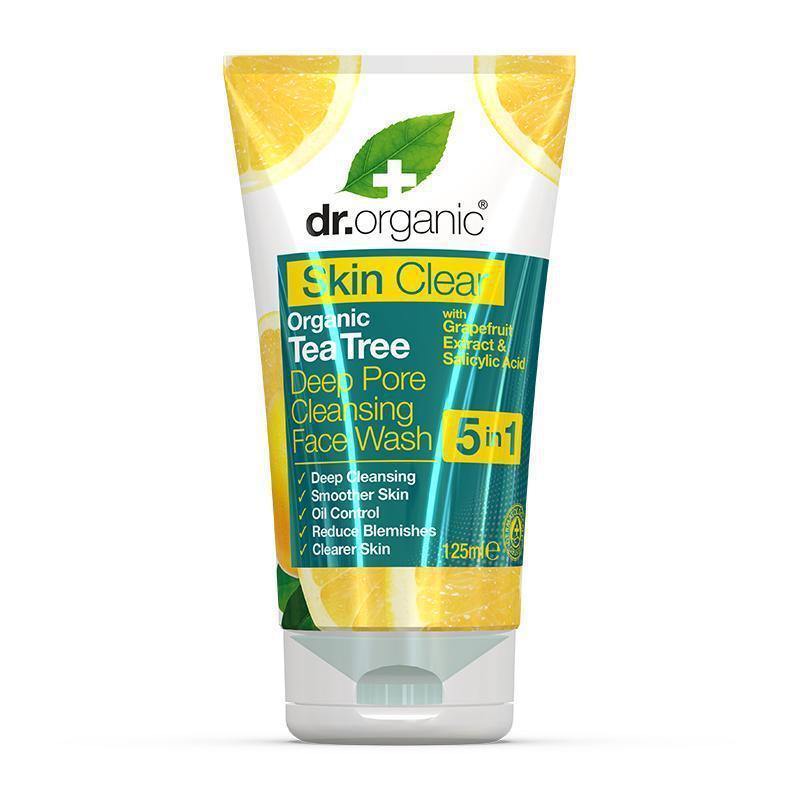 Dr Organic Skin Clear Face Wash 125Ml - FamiliaList