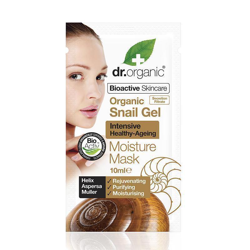 Dr Organic Snail Gel Face Mask 10Ml Sachet - FamiliaList