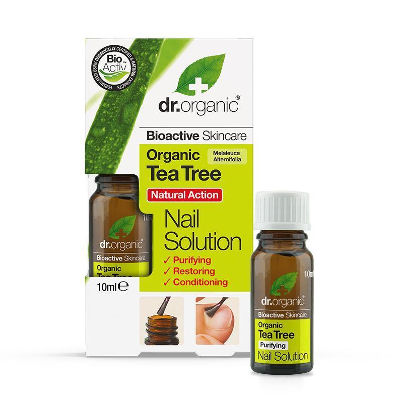Dr Organic Tea Tree Nail Solution 10Ml - FamiliaList