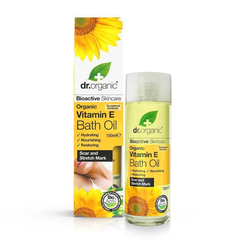 Dr Organic Vitamin E Bath Oil 100Ml - FamiliaList