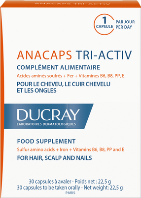 Ducray Anacaps Tri-Activ 30 Caps