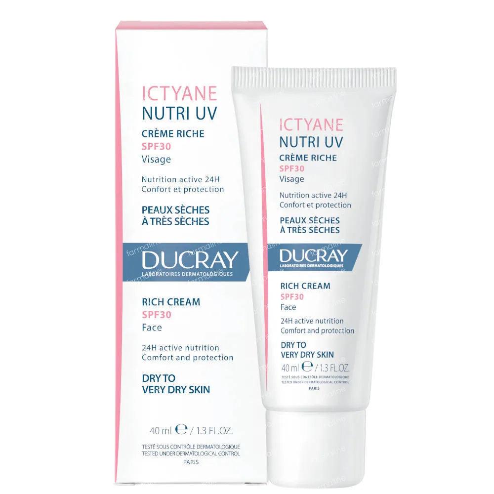 Ducray Ictyane nutri UV rich cream spf 30 40ml - FamiliaList