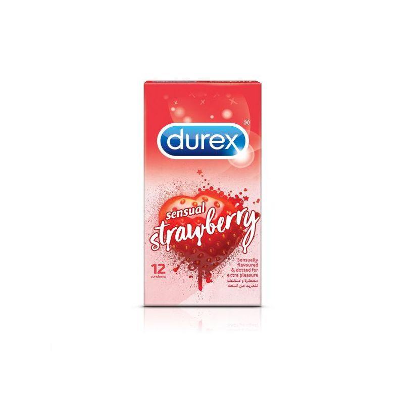 Durex Sensual Strawberry 12'S - FamiliaList