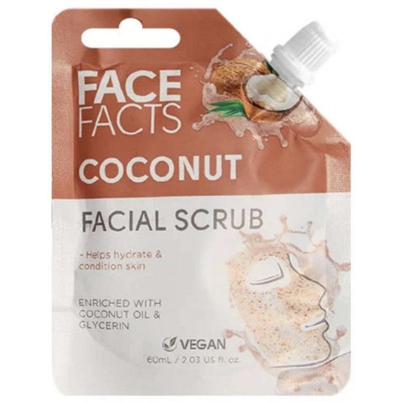 Face Facts Coconut Facial Scrub 60ml - FamiliaList