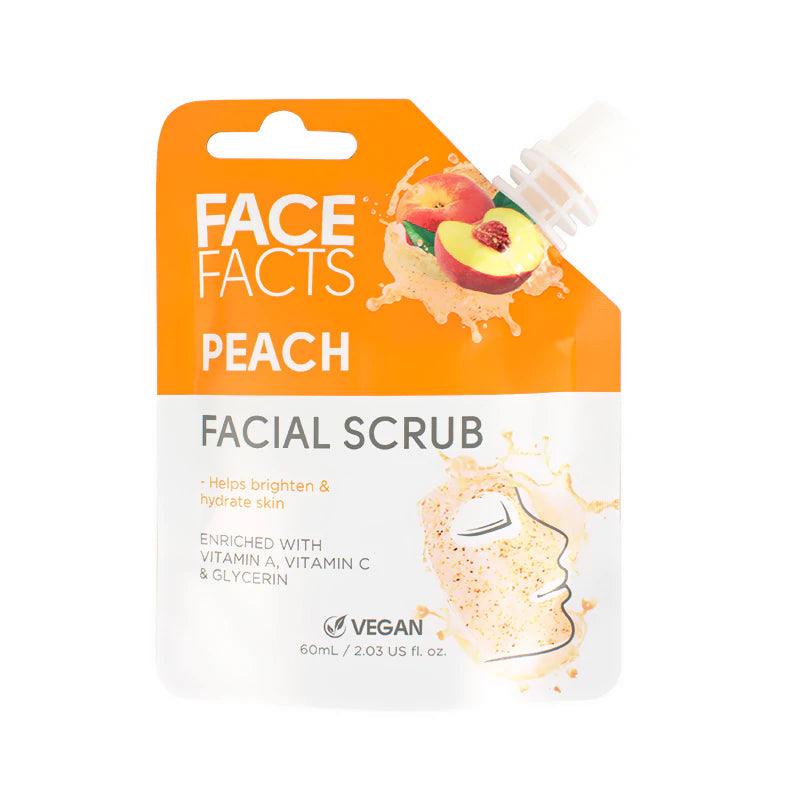 Face Facts Peach Facial Scrub 60ml - FamiliaList