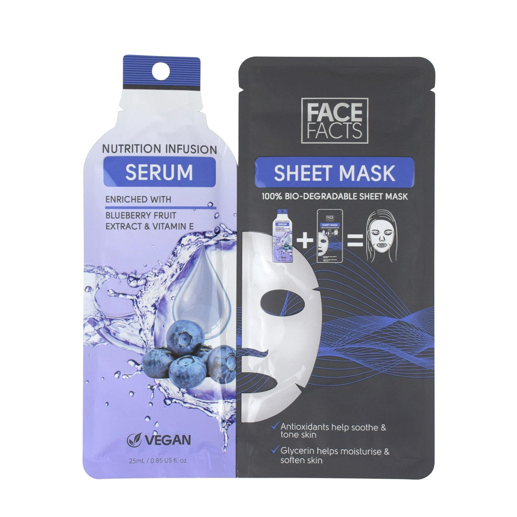 Face Facts Serum Sheet Mask Nutrition Infusion - FamiliaList
