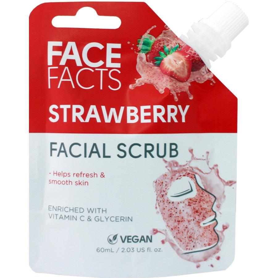 Face Facts Strawberry Facial Scrub 60ml - FamiliaList