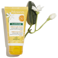 Klorane Polysiane Sublimating Sun Cream SPF 50+ with organic Tamanu & Monoi Face 50 ml - FamiliaList
