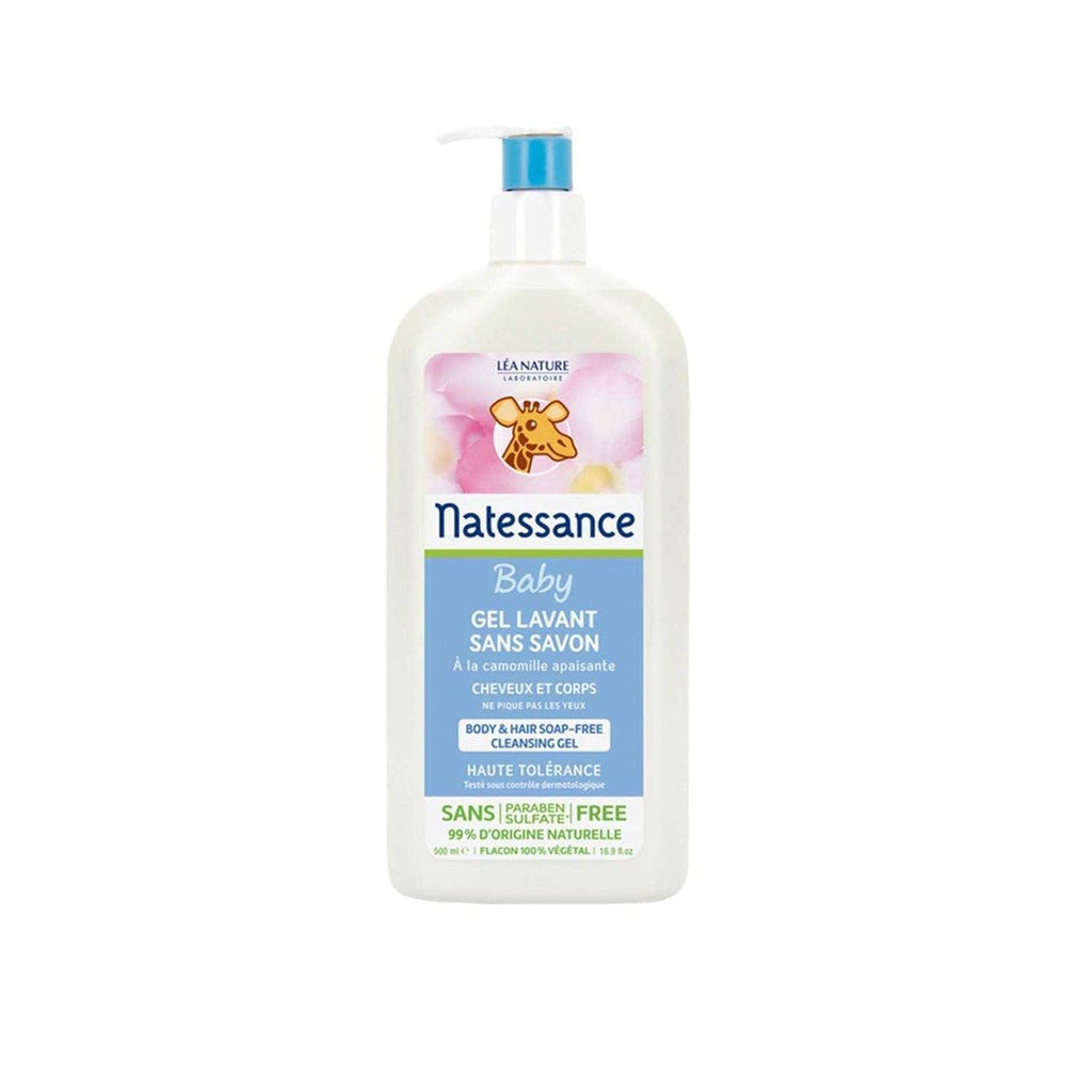 Natessance Baby Body & Hair Soap-Free Cleansing Gel 500ml - FamiliaList