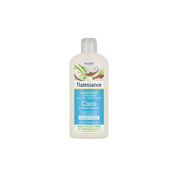 Natessance Coconut Extra-Gentle Shampoo 250ml - FamiliaList