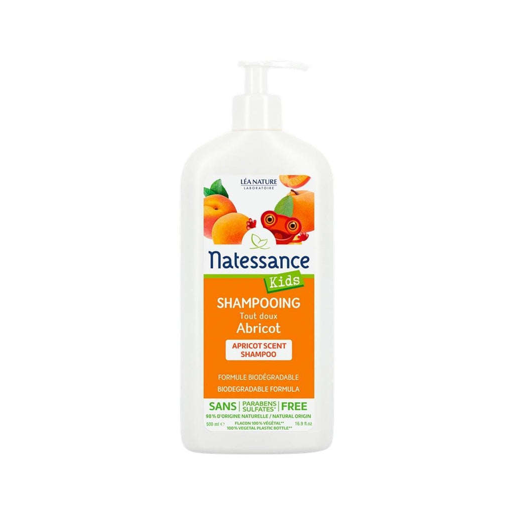 Natessance Kids Apricot Softening Shampoo 500ml - FamiliaList
