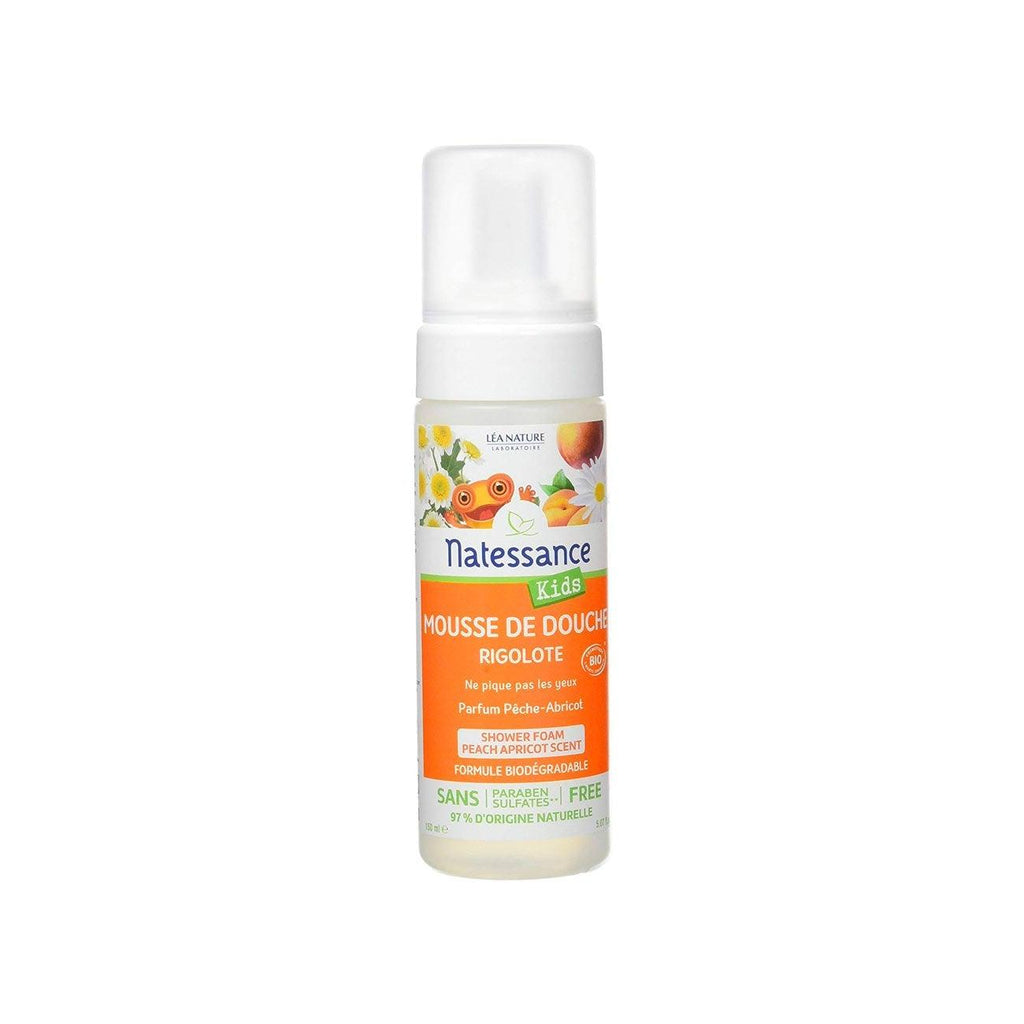 Natessance Kids Peach-Apricot Shower Foam 150ml - FamiliaList