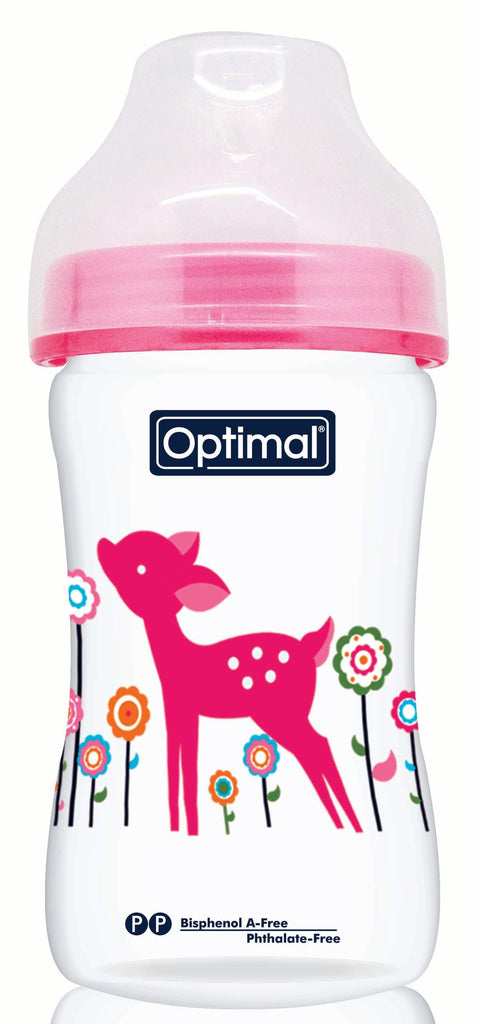 Optimal Bottle Extra Wide- Round Nipple- 240ml