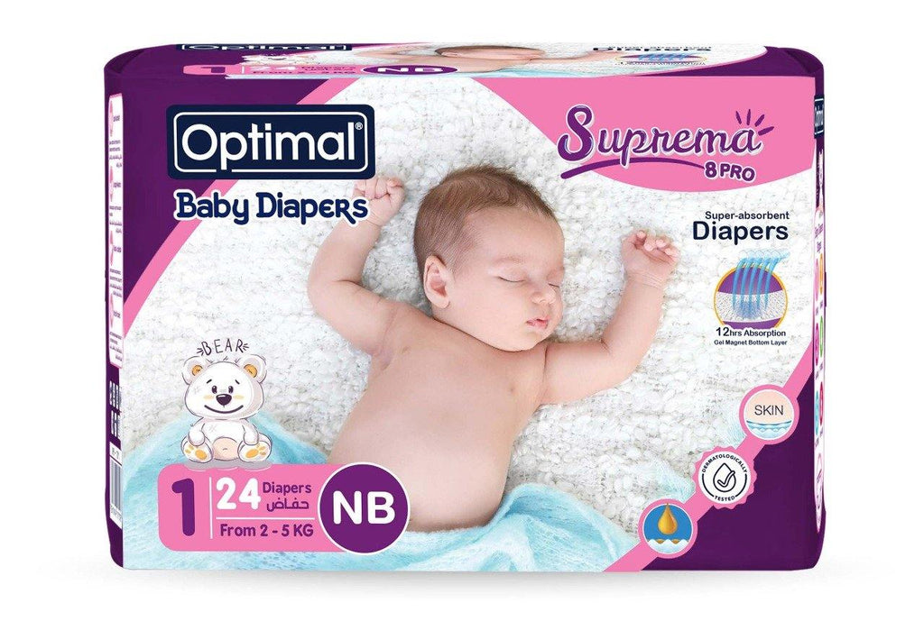 Optimal Diapers No.1 X 24 (2-5KG) - FamiliaList