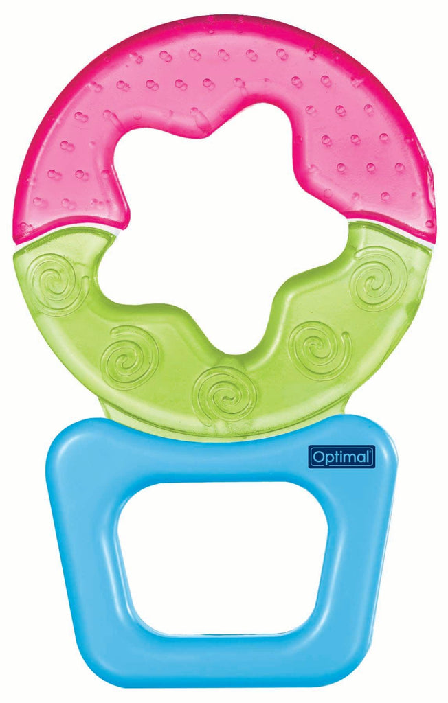 Optimal Teether Water-Filled With Plastic Handle - FamiliaList