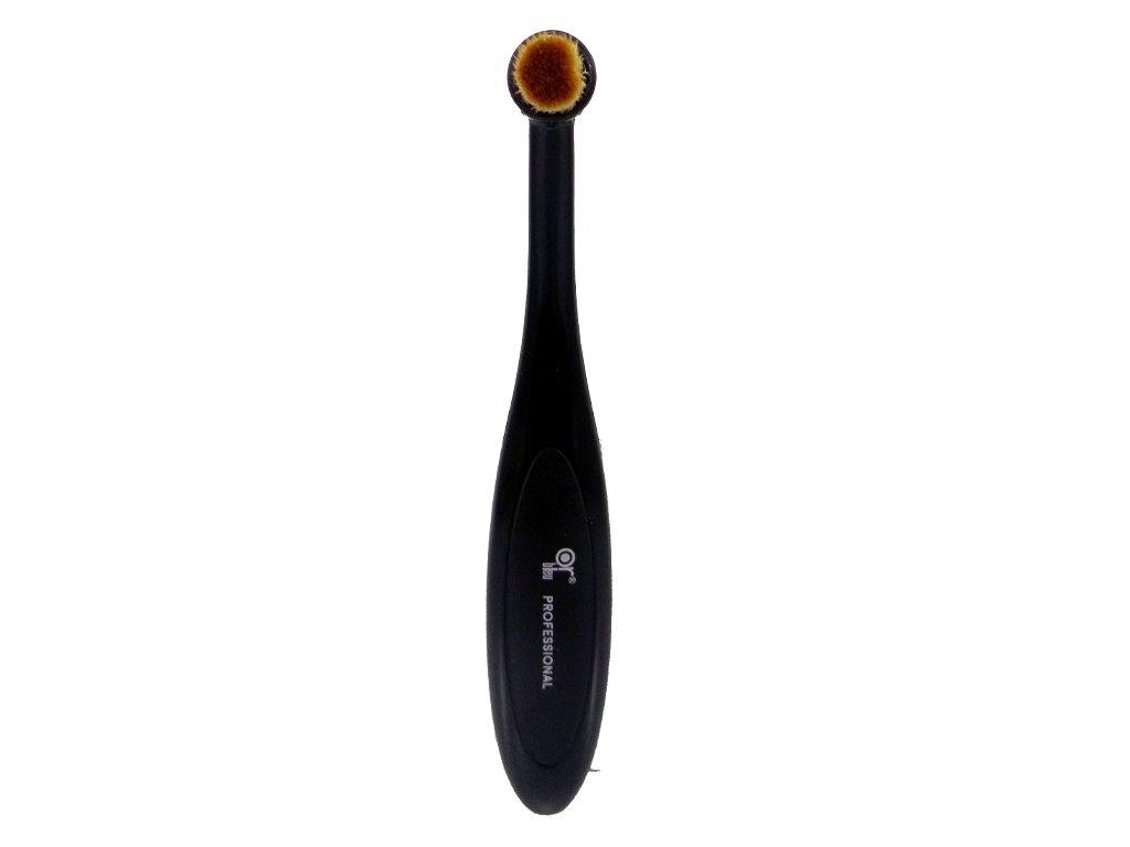 Or Bleu Curved Makeup Brush With Roundy Head - FamiliaList