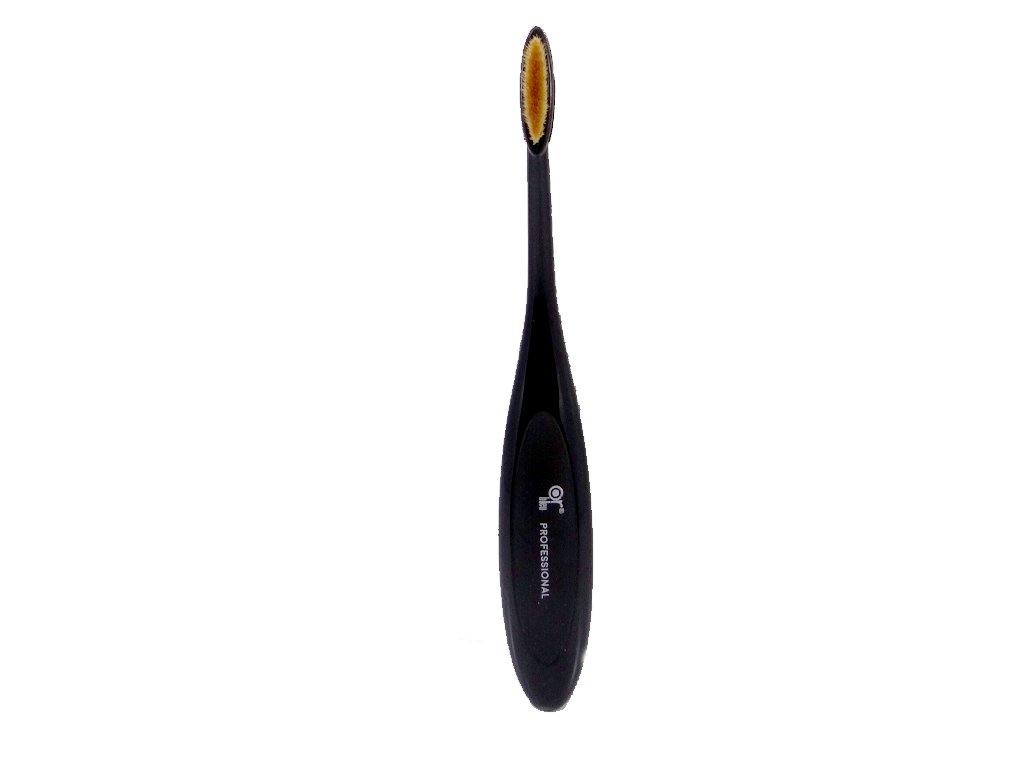 Or Bleu Curved Makeup Brush With Thin Head - FamiliaList