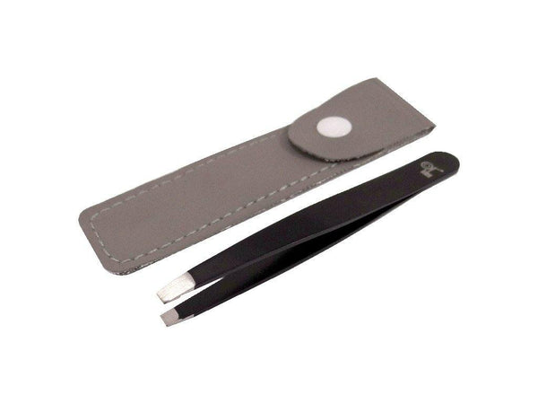 Or Bleu Electroplated Square Tip Tweezers - FamiliaList
